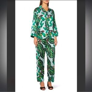 LOBO ROSA Multi-Coloured Amazona Elastic Pants